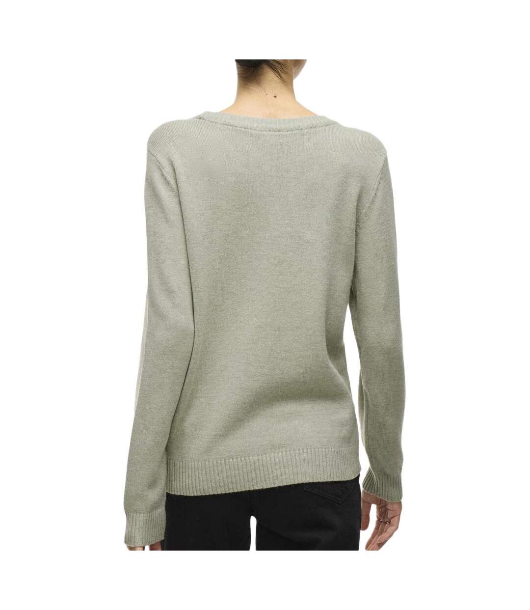 Pull vert pale femme vila viril-2