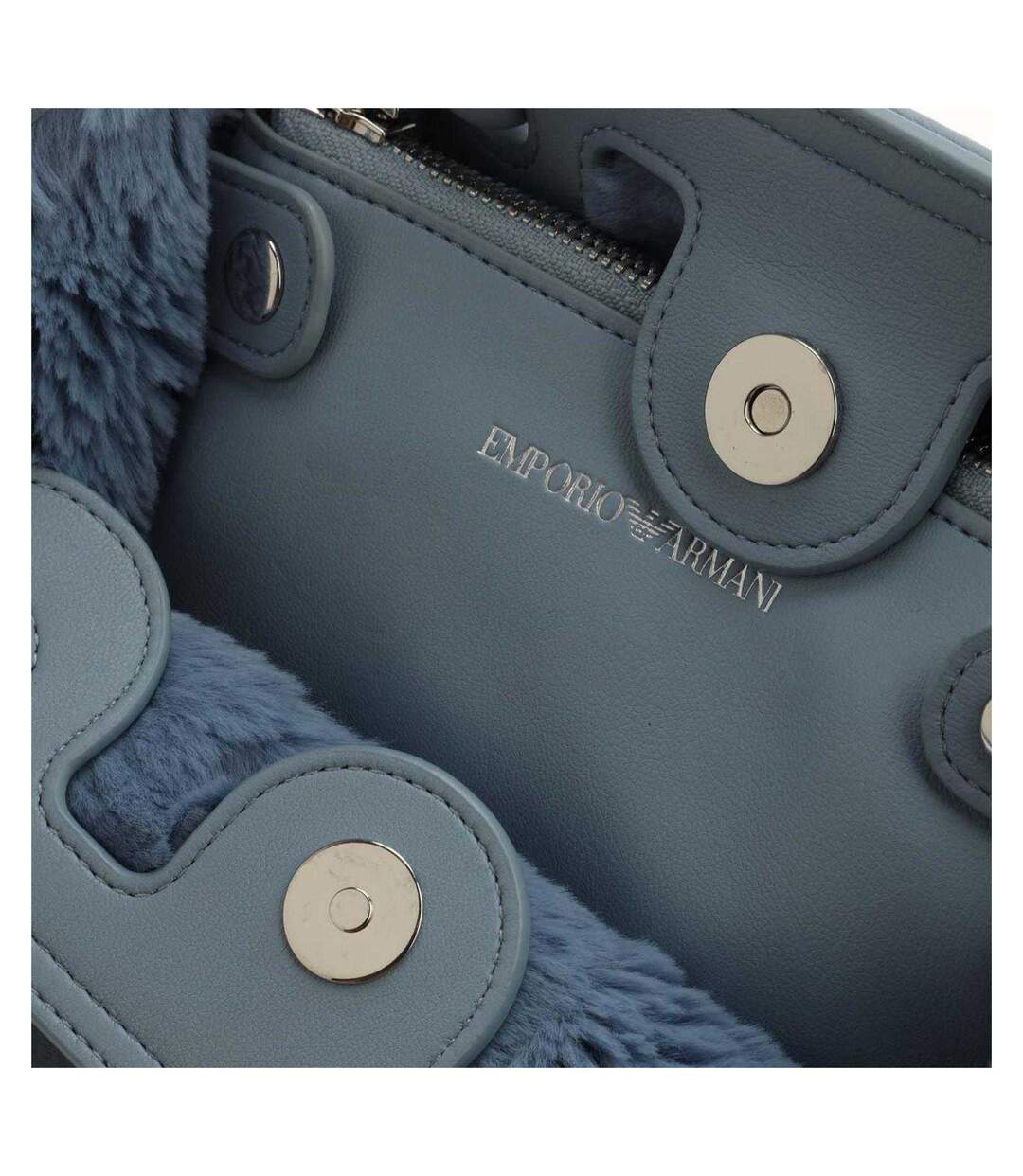 Sac Bandoulière Motif/style Logo Femme Taille Unique Bleu Emporio Armani-4