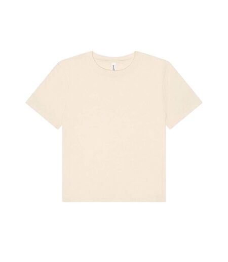 Womens/ladies Heavyweight Boxy T-shirt Natural Bella + Canvas