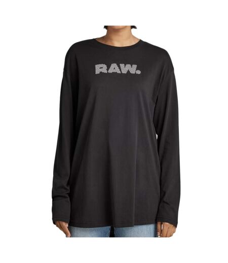 T-shirt noir femme lash g-star raw d22036