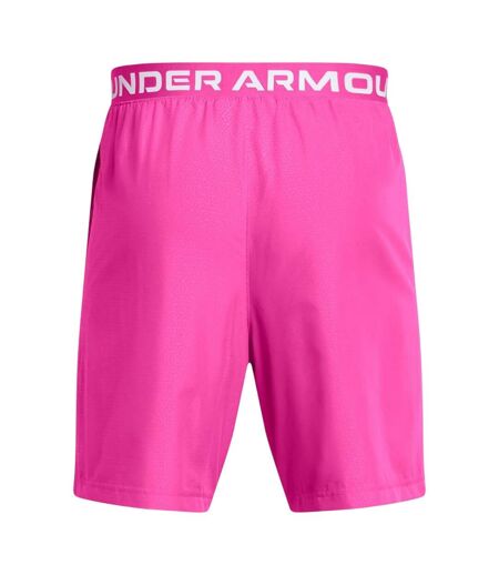Short Entraînement Style En Relief Halfback Homme Rose Under Armour