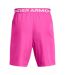 Short Entraînement Style En Relief Halfback Homme Rose Under Armour-3