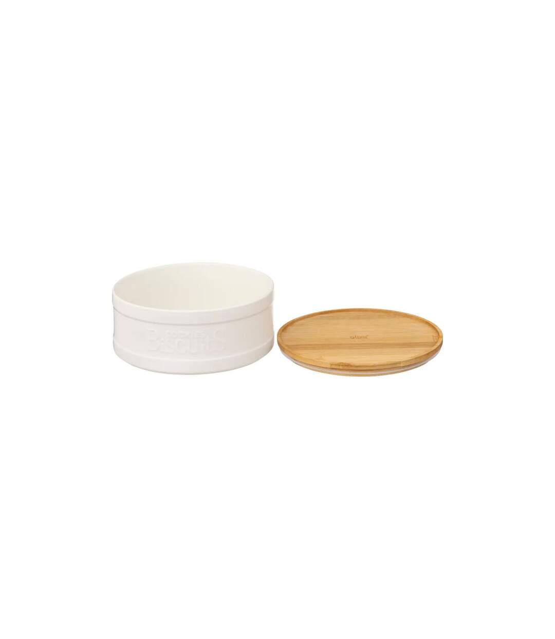 Boîte à Biscuit Natureo 22cm Blanc-2