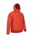 Mens Ambit Lightweight Soft Shell Jacket Orange Mountain Warehouse-4