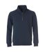 Unisex Adult Classic Half Zip Sweatshirt Dark Navy Clique-1