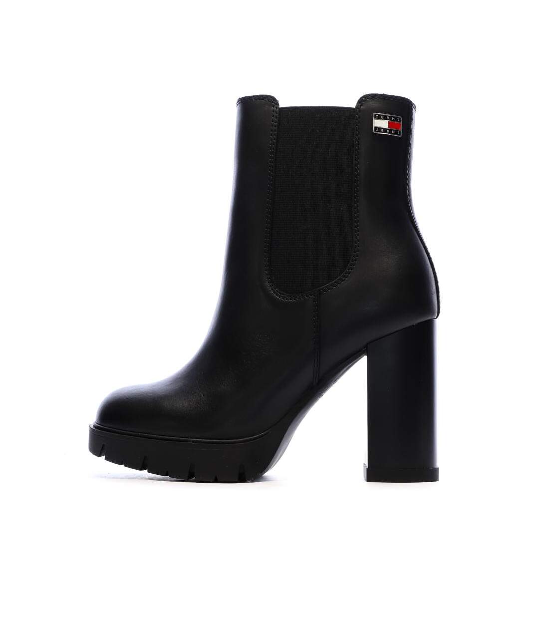 Bottines noir femme tommy hilfiger chelsea-1