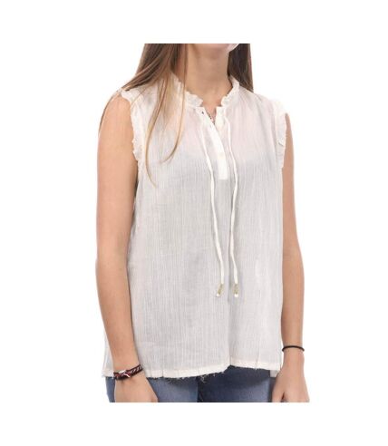 Blouse Blanche Femme Teddy Smith Alvina - L