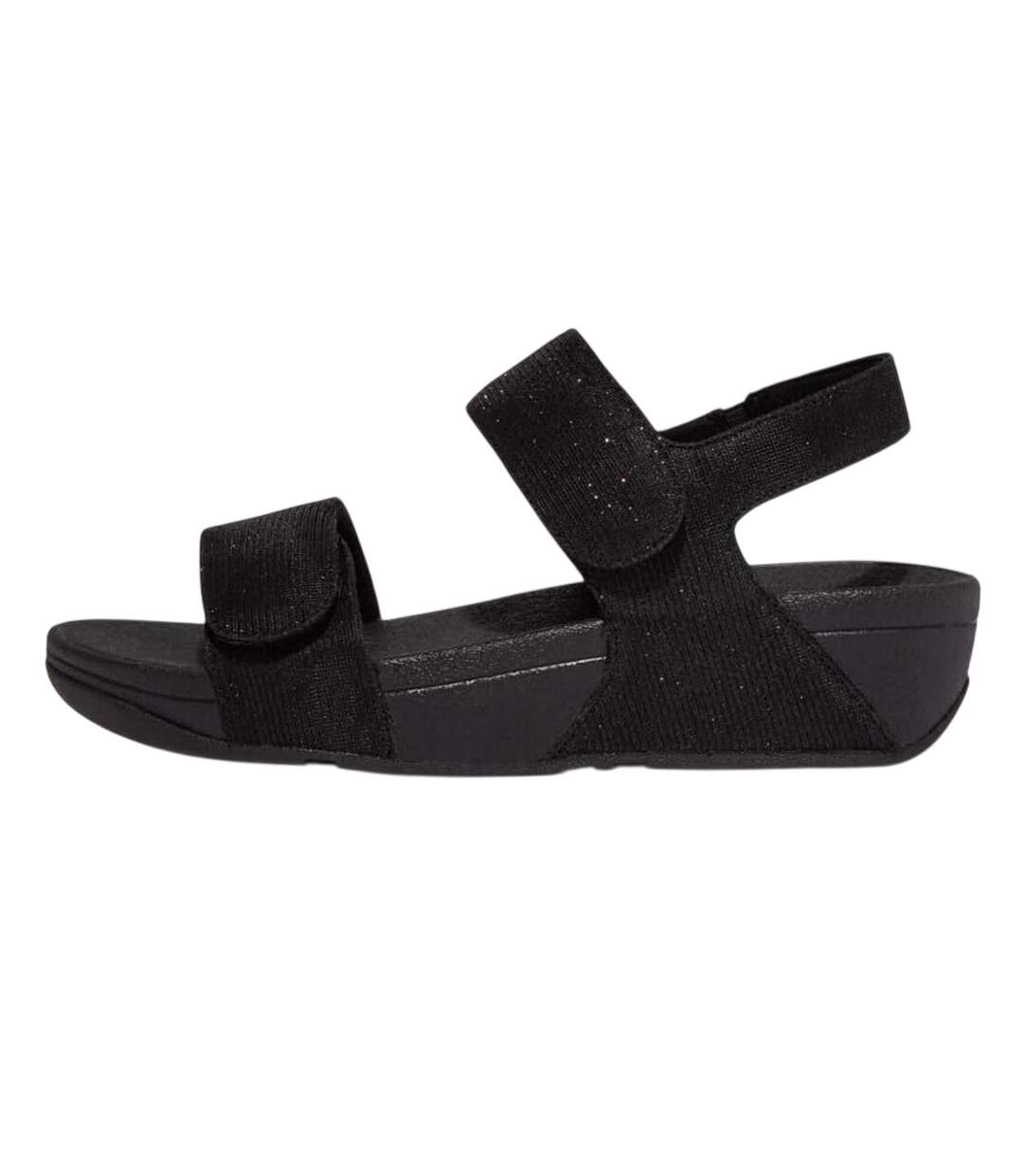 Sandales Motif/style Ajustable Lulu Shimmerlux Femme Tout Noir FitFlop-2