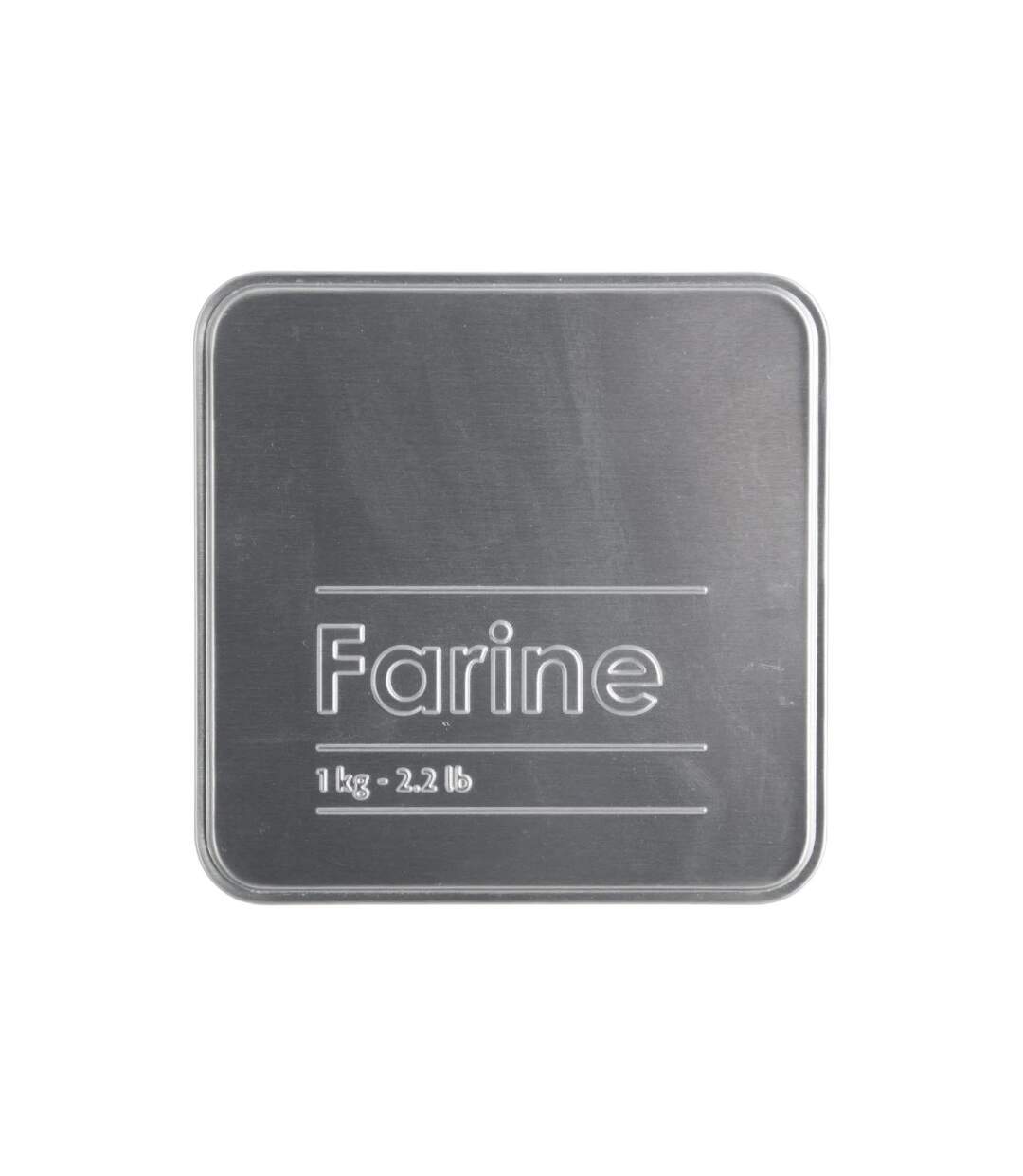 Boîte à Farine Relief II 18cm Noir-2