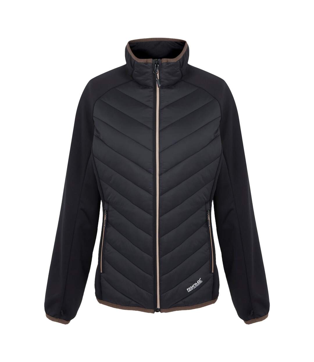 Veste Motif/style 3-en-1 Carletta Femme Noir Taupe Regatta-1