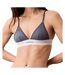Soutien-Gorge bleu/gris femme calvin klein jeans unlined triangle - l-1