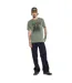 T-shirt homme regular col rond maille piquée et print devant Flesh Vondutch-3