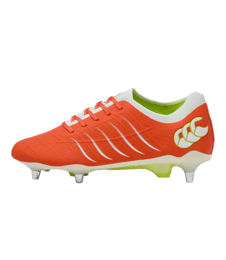 Mens Phoenix 2.0 Team Soft Ground Football Boots Orange White Canterbury