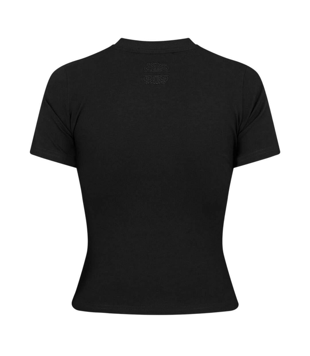 T-shirt Motif/style Coquille Femme Noir Never Fully Dressed-3