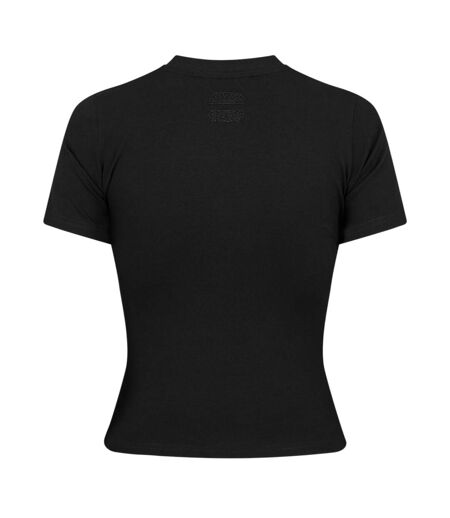 T-shirt Motif/style Coquille Femme Noir Never Fully Dressed