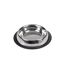 Gamelle pour Chien & Chat Antidérapante 15cm Argent