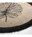 Set de Table Rond en Jute Mogador 38cm Naturel & Noir-2