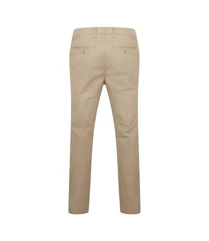 Pantalon flex homme beige gris Henbury