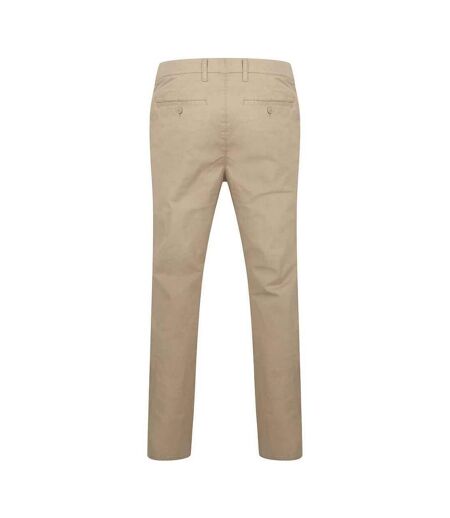 Pantalon flex homme beige gris Henbury