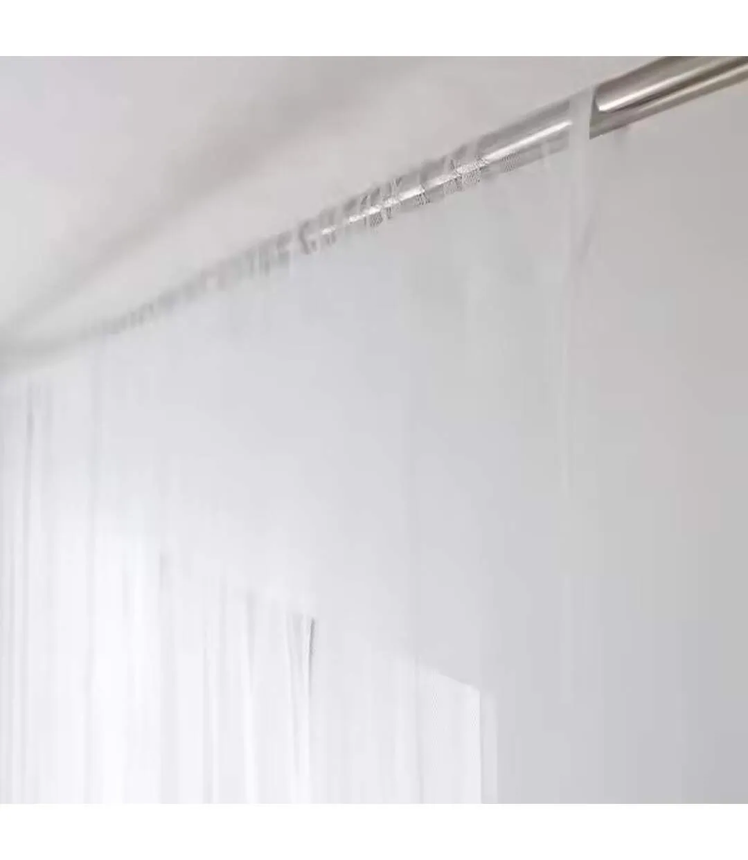 Rideau Voilage Moustiquaire Moustik 140x240cm Blanc-2