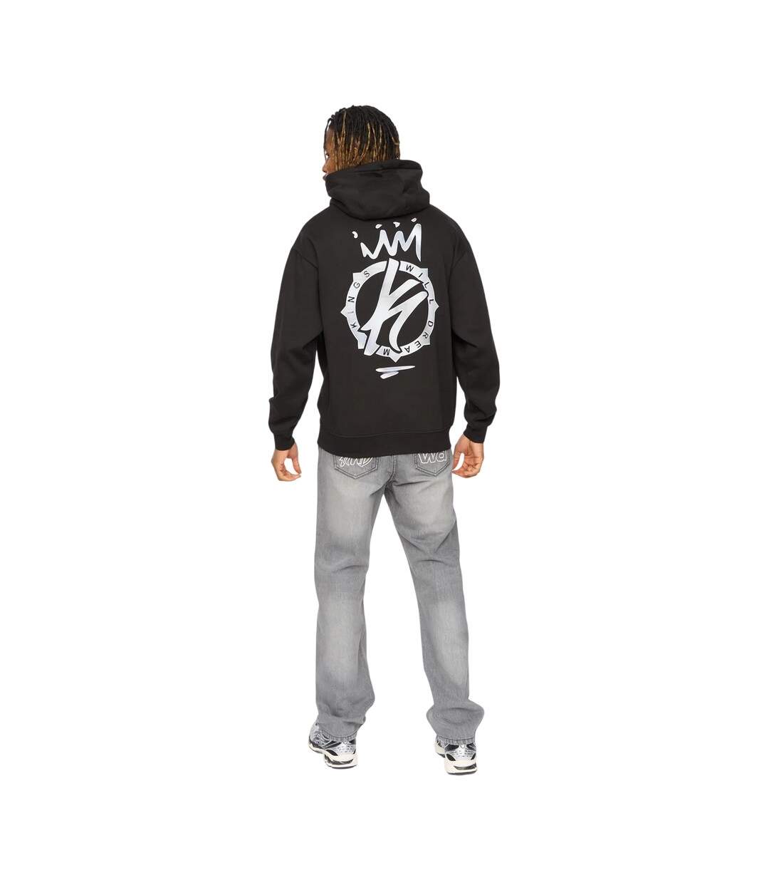 Sweat À Capuche Kayspray Homme Noir Kings Will Dream-3