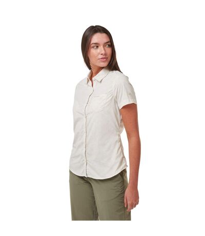 Chemise Manches Courtes Vanna Femme Blanc Cassé Craghoppers