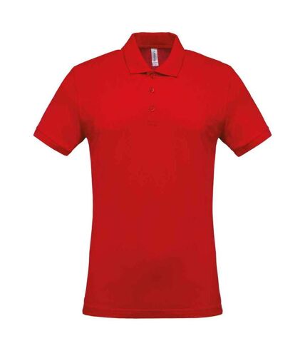 Kariban Mens Pique Polo Shirt (Red) - UTPC6572
