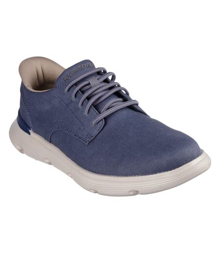 Mens garza clive slip-in trainers blue Skechers