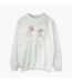 Disney - Sweat LADY AND THE TRAMP SPAGHETTI OUTLINE - Femme (Blanc) - UTBI12810-1