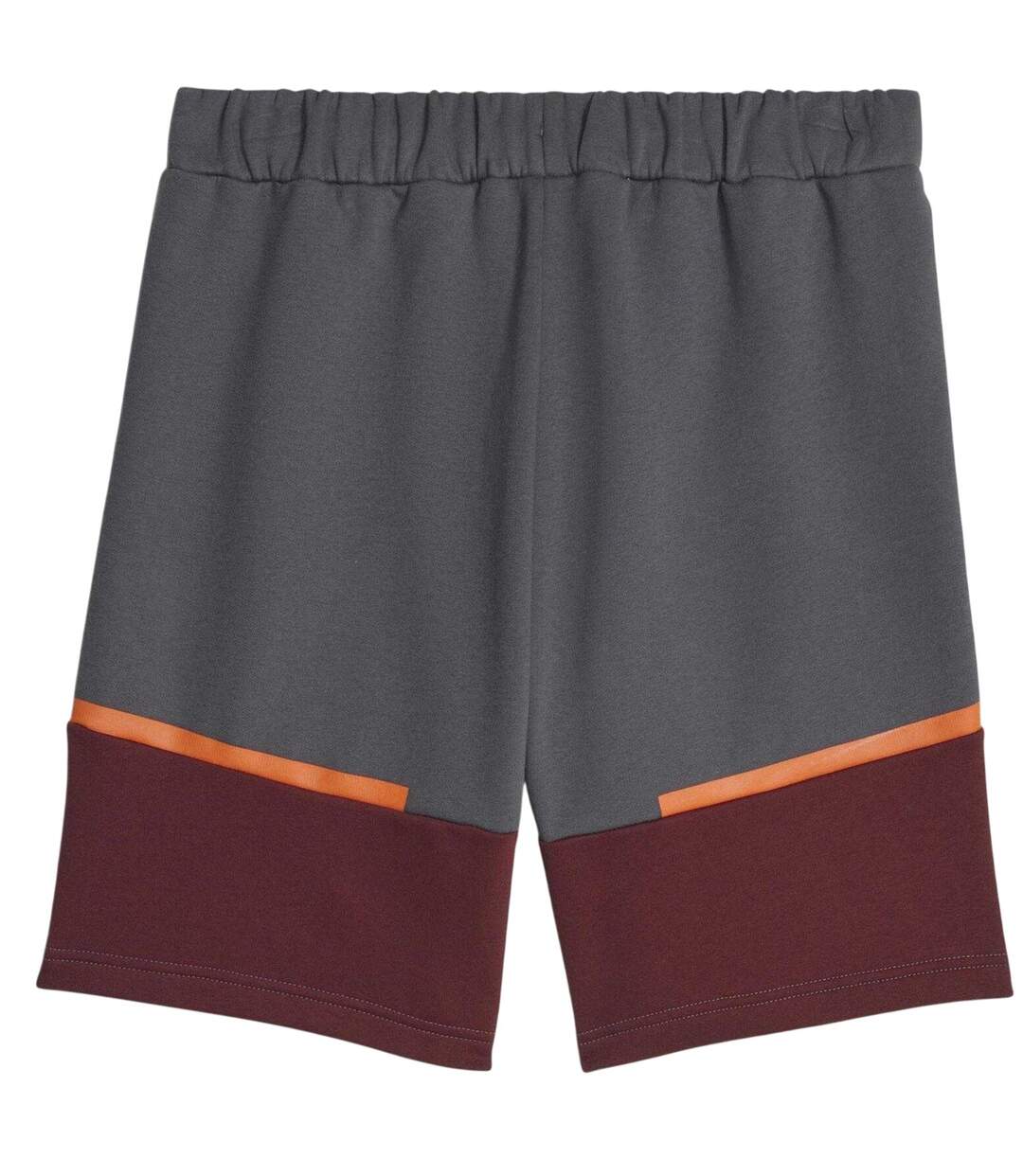 Mens Casuals Elasticated Manchester City Fc Football Shorts Grey Puma-3