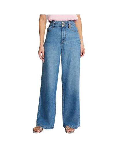 Jean large bleu femme morgan stone