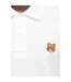 Polo Manches Courtes Motif/style Renard Homme Blanc Maison Kitsuné-4