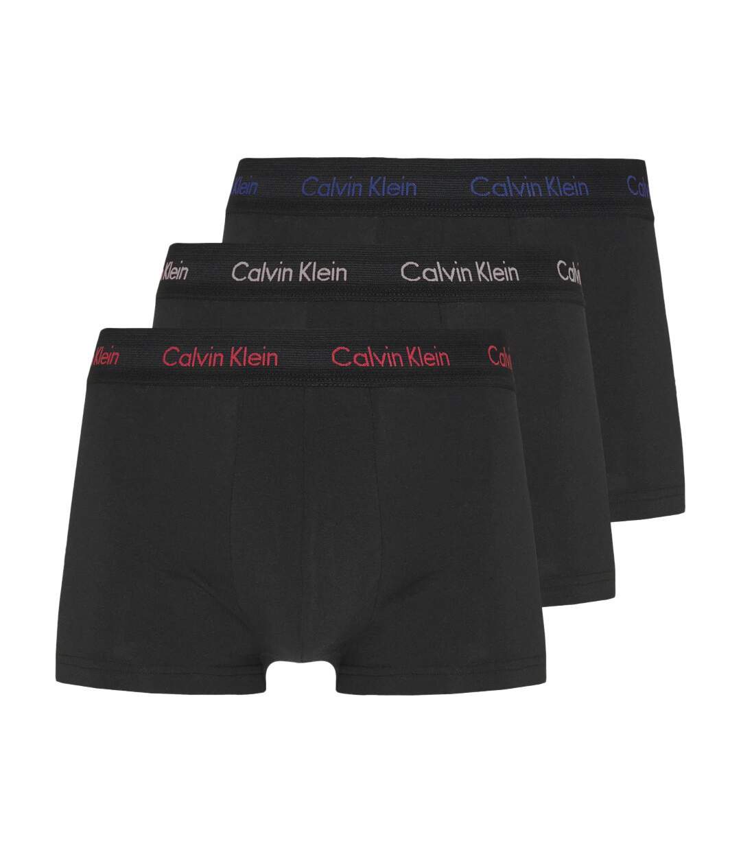 x3 Boxers Noirs Homme Calvin Klein Low Rise-1