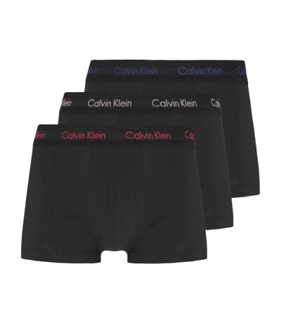 x3 Boxers Noirs Homme Calvin Klein Low Rise