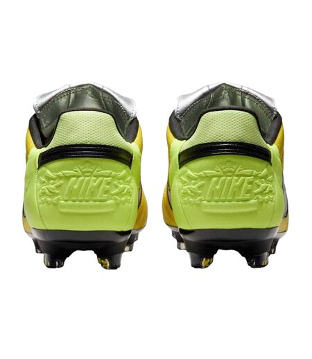 Chaussures De Foot Pour Terrain Ferme Motif/style Classique Premier Homme Vert Fluo Noir Nike