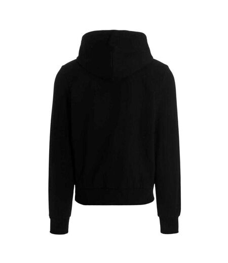 Mens New D Logo Cotton Blend Hoodie Black Diesel