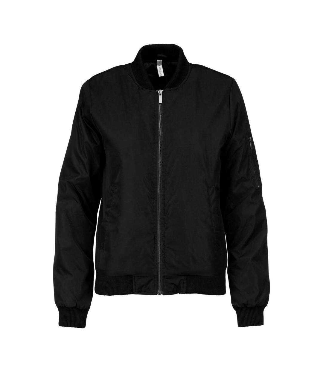 Blouson bomber femme - K6123 - noir-2