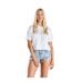 T-shirt femme blanc SikSilk-1