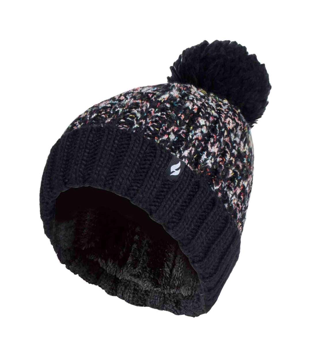 Ladies Thermal Winter Bobble Hat with Extra Large Pom Pom-1