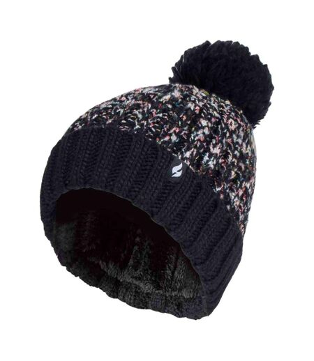 Ladies Thermal Winter Bobble Hat with Extra Large Pom Pom