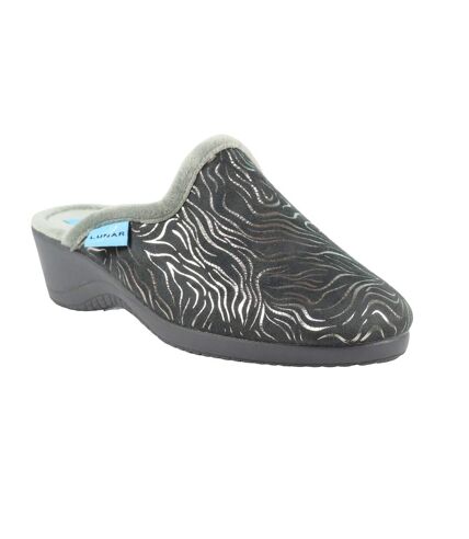 Chaussons darlene femme gris Lunar