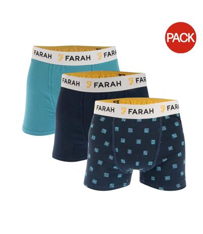 Pack Of 3  Mens Dappos Boxer Shorts  Navy Farah