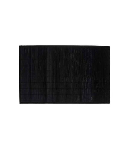 Tapis en Bambou Latte 120x170cm Noir
