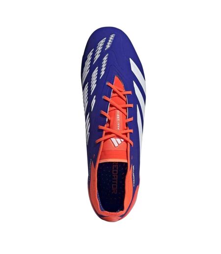 Mens Predator Elite Firm Ground Football Boots Blue White Red Adidas