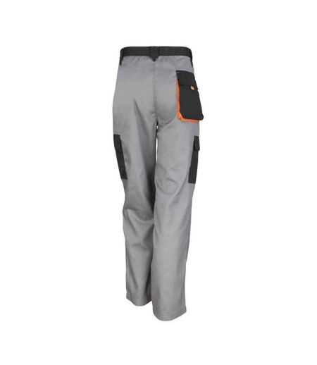Pantalon De Travail Adulte Gris Noir Orange Result Safe-Guard