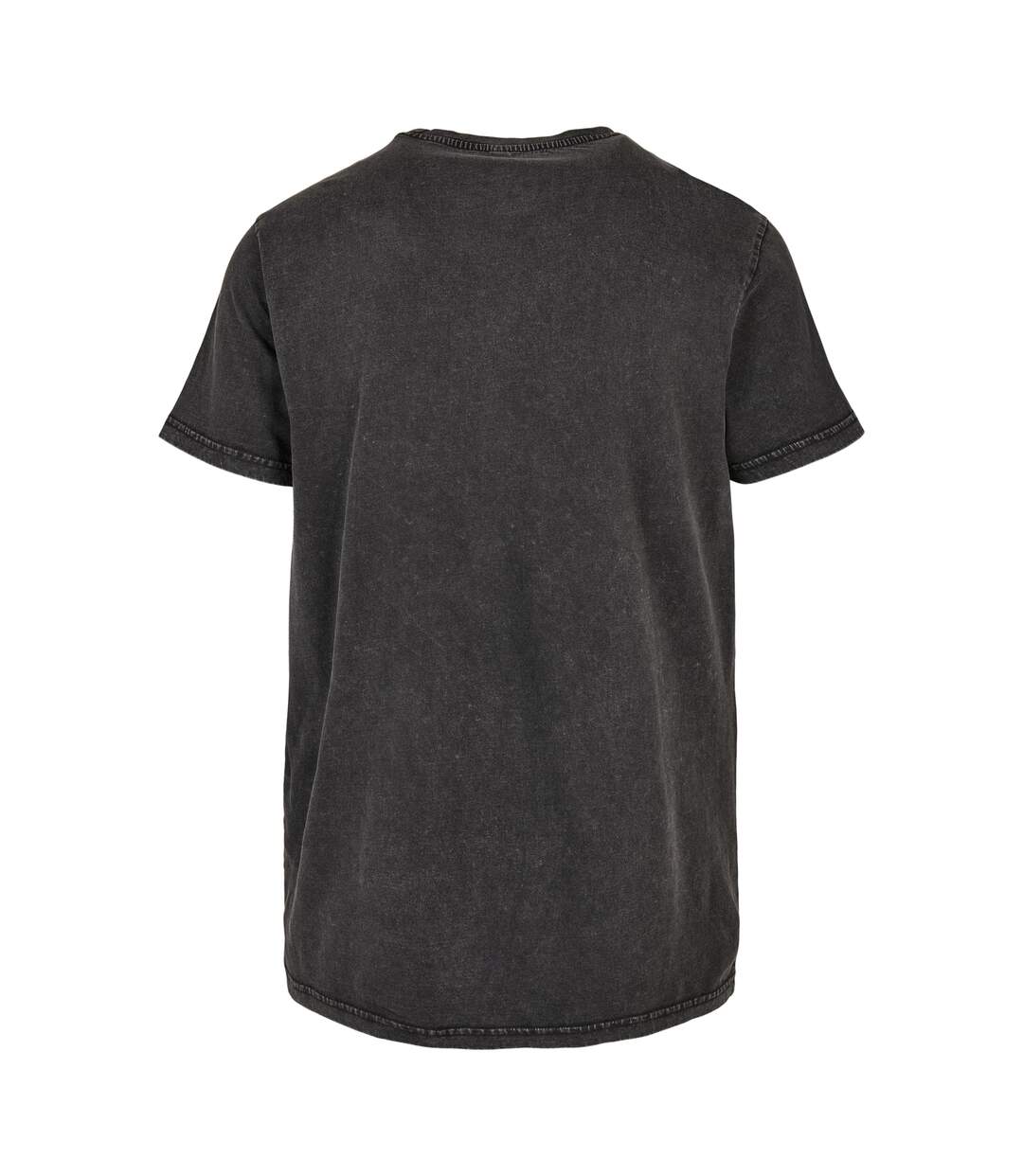 T-shirt Motif/style Délavé À L'acide Homme Noir Build Your Brand-3