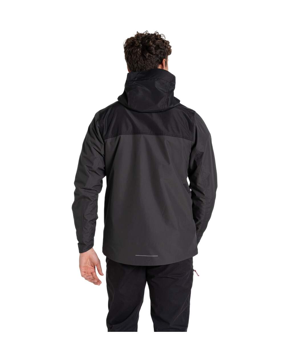 Mens Vanth Waterproof Jacket Black Pepper Black Craghoppers-3