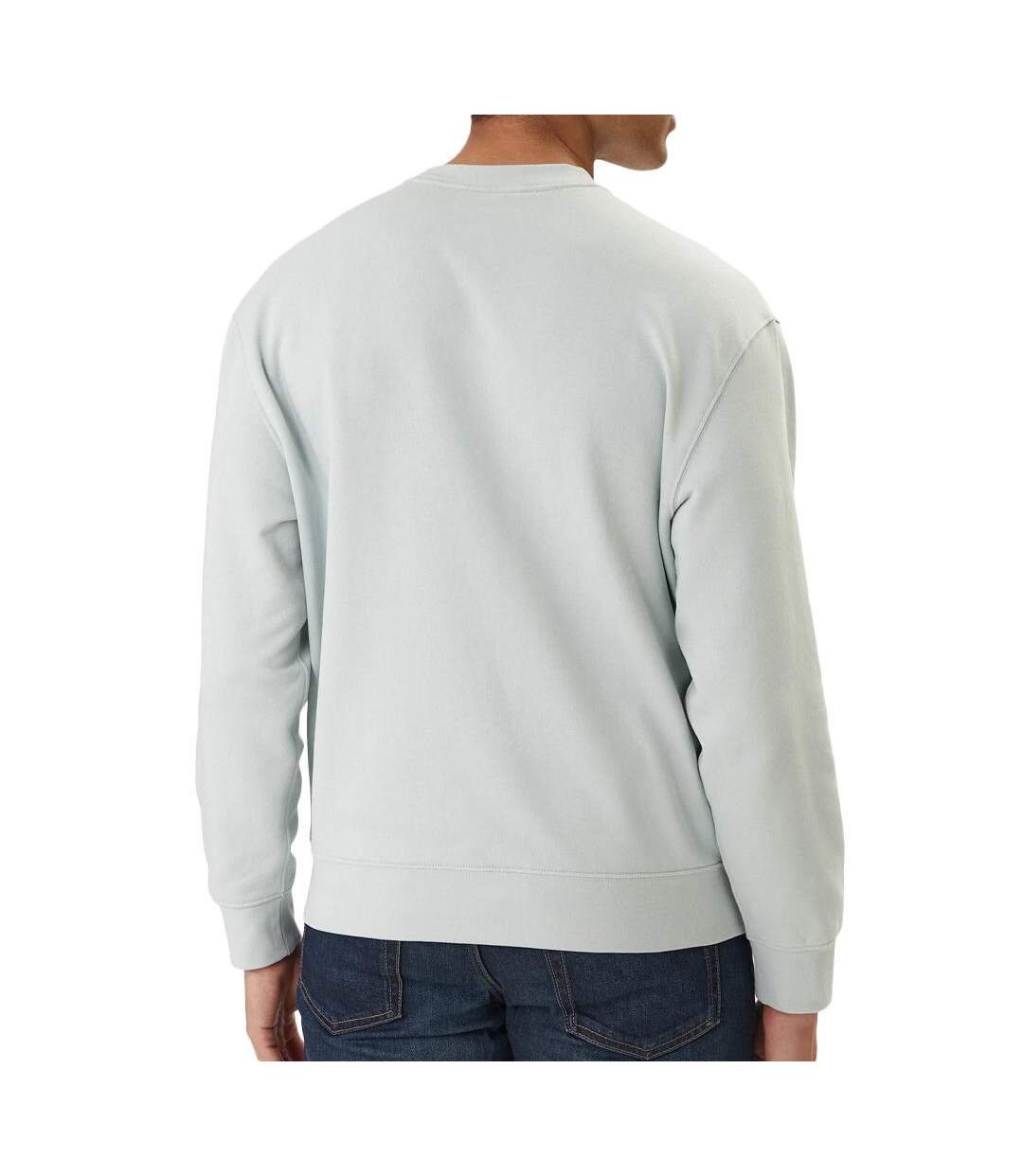 Sweat vert pale homme calvin klein 350terry monog-2