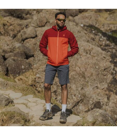 Mens Waterproof Outdoor Jacket with Hood Windproof Rain Shell Coat