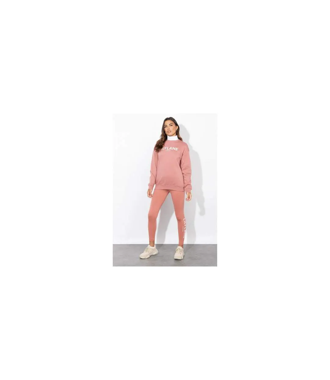 Sweat Valeria Femme Rose Foncé Lily Lane-1